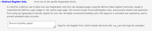 Redirect Register