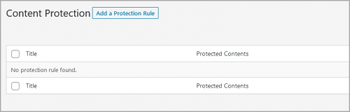 Content Protection