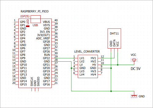 DHT11接続図