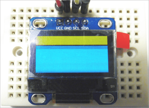 SSD1306 全画面点灯