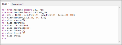 ssd1306.py　method